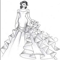 Design Women's Wedding Gown โปสเตอร์