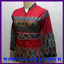 Conception de tissu de batik de femmes APK