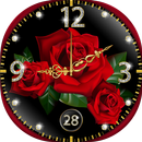 Rose Wallpaper Real Time Clock APK