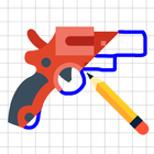 Draw gun icon
