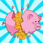 Piggy: Counting money games icône