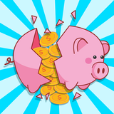 Piggy: Counting money games icône
