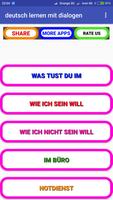 deutsch lernen durch hören  A1 постер