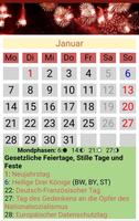 Deutscher Kalender 2020 capture d'écran 3