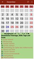 Deutscher Kalender 2020 captura de pantalla 2