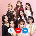 Twice Fake Video Call Prank أيقونة