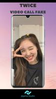 Twice Fake Video Call Prank imagem de tela 3