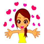 Emoji femenino pegatinas 2022