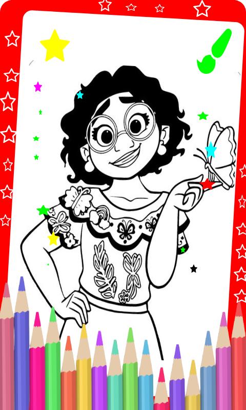 Isabela Encanto Coloring Book APK for Android Download