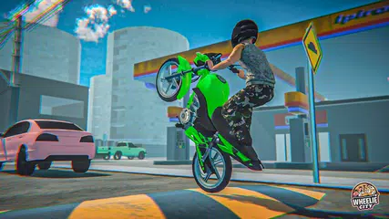 Wheelie City: Motorcycle Stunt XAPK download