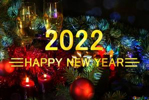 happy new year wishes 2022 Affiche