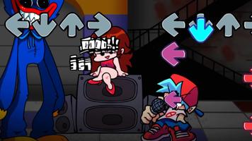 FNF vs Huggy Wuggy ポスター
