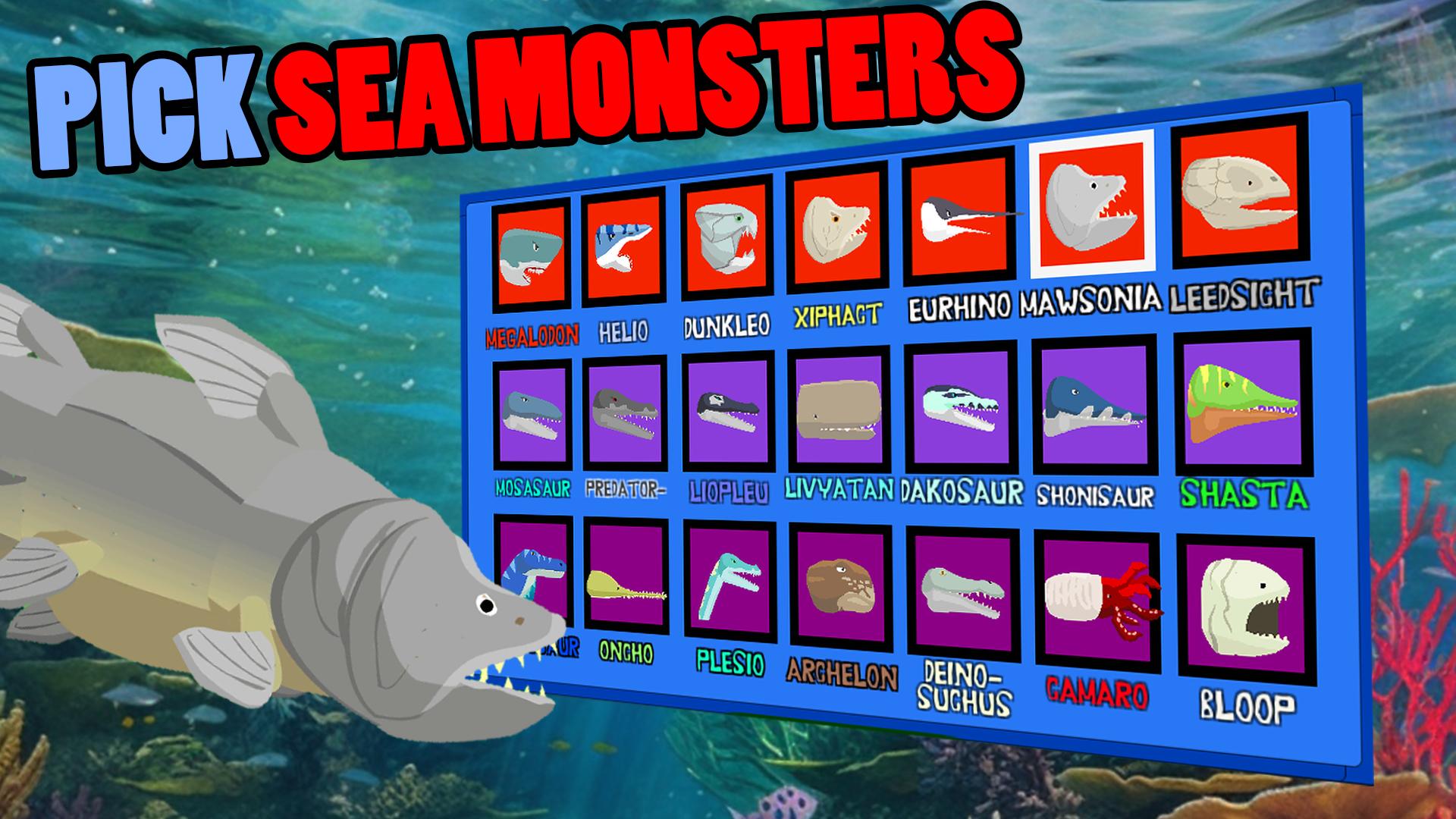 Megalodon Fights Sea Monsters APK pour Android Télécharger