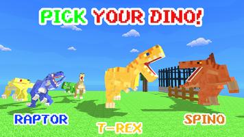 Blocky Dino Park Apex Arena Cartaz