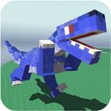 Blocky Dino Park Raptor Attack simgesi