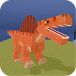 Blocky Dino Park: Spino Strike icon