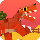 Blocky Titan Raptor Assault APK