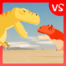 T-Rex Fights Carnotaurus APK