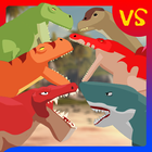 T-Rex Fights Dinosaurs ไอคอน