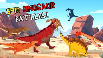 T-Rex Fights Dinosaurs постер