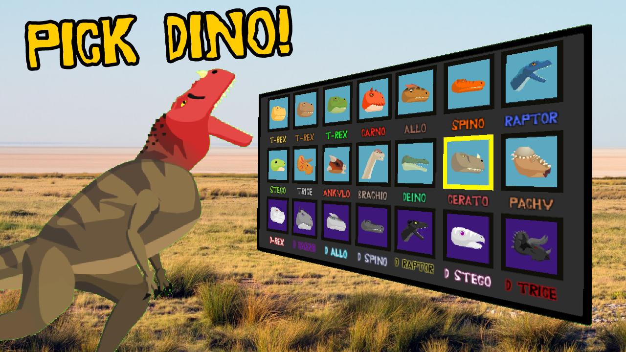 T Rex Fights Dinosaurs Para Android Apk Baixar - ceratosaurus dinosaur simulator roblox gameplay espa#U00f1ol