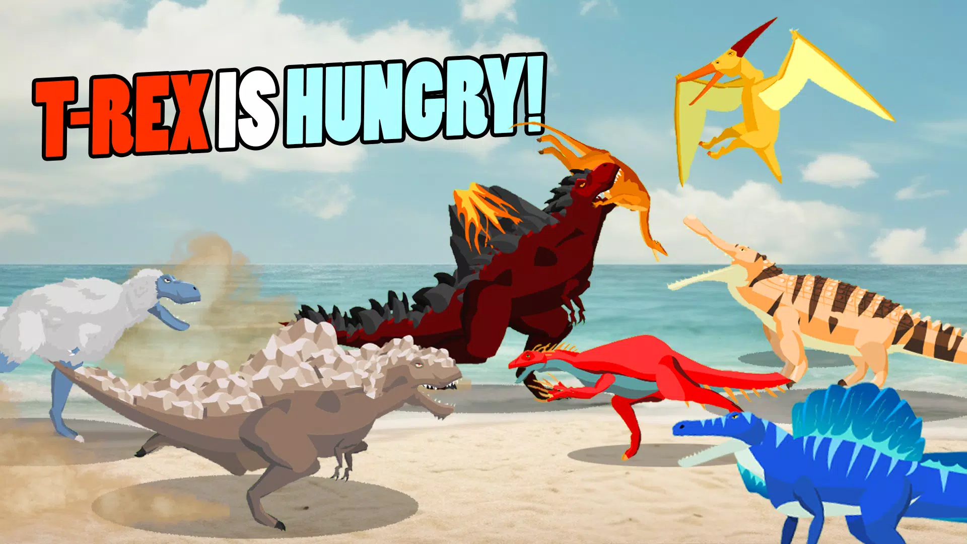 T-Rex Fights Dinosaurs - APK Download for Android