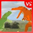 T-Rex Fights Spinosaurus ícone