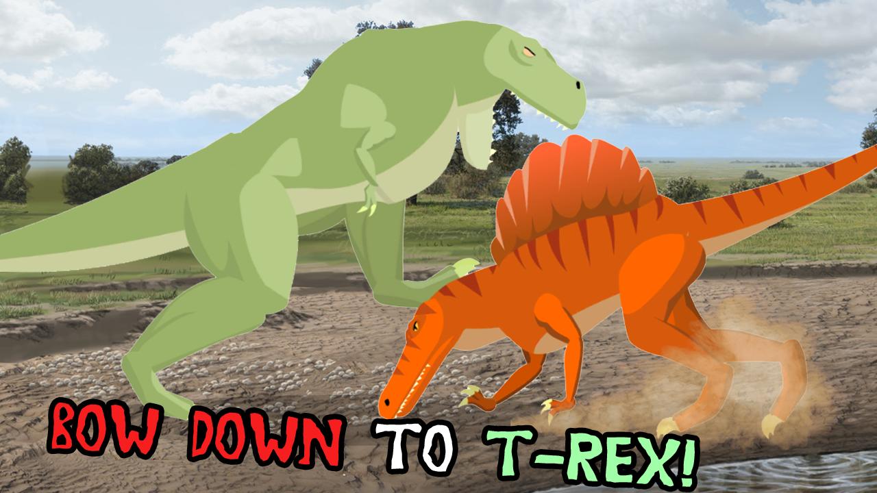 T Rex Fights Spinosaurus For Android Apk Download