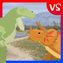 T-Rex Fights Triceratops APK
