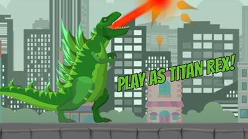 Hybrid Titan Rex: City Rampage постер