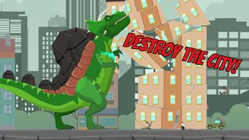 Hybrid Titan Rex: City Rampage ảnh chụp màn hình 1