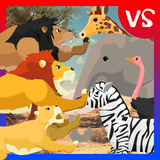 Lion Fights Savannah Animals aplikacja
