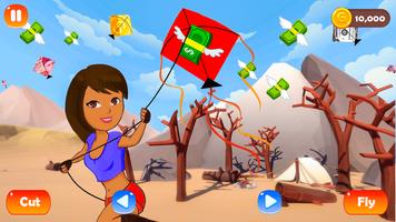 Money Kite Fly 3D ảnh chụp màn hình 1