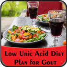 Low Uric Acid Diet Plan for Gout icône