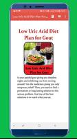 Low Uric Acid Diet Plan for Gout capture d'écran 1