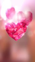 Diamond Hearts Live Wallpaper capture d'écran 3