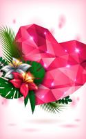 برنامه‌نما Diamond Hearts Live Wallpaper عکس از صفحه