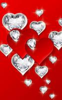 Diamond Hearts Live Wallpaper اسکرین شاٹ 2