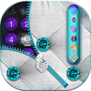 ジッパー付ダイヤモンドロックスクリーン APK