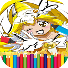 Glitter Force Coloring ikona