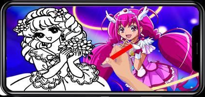 Glitter Force Coloring Poster