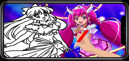 Glitter Force Coloring capture d'écran 2