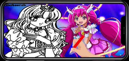 Glitter Force Coloring syot layar 3