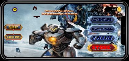 Pacific Rim Fighting Game Poster