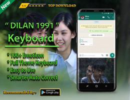 1 Schermata Keyboard Baru untuk Tema Dilan (1991)