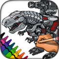 Dino Robot Boyama Sayfaları