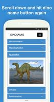 Dinosaur Names and Their Images Offline capture d'écran 2
