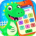 Dinosaur baby phone: dino game icono