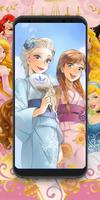 Disney princess 4K wallpapers Affiche
