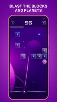 Space bricks swipe－fun breaker Affiche